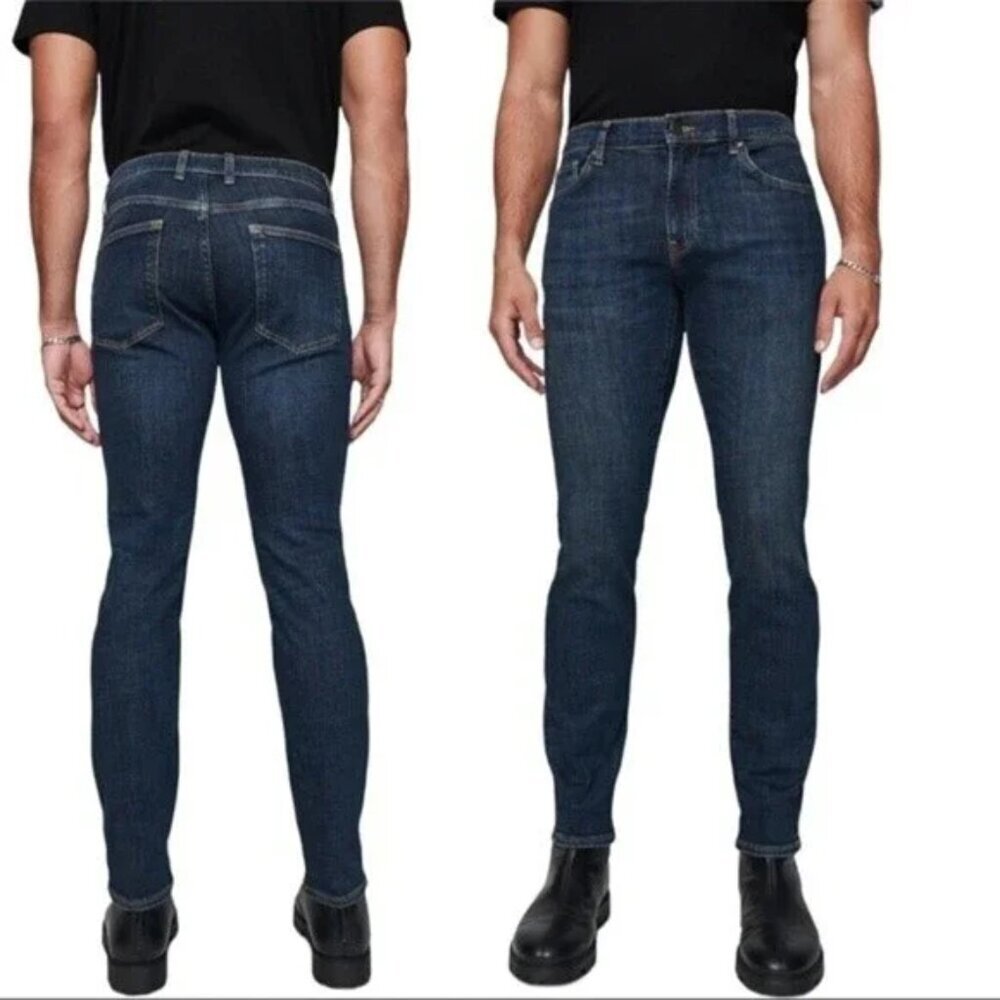 DSTLD Men's Skinny Slim Jeans‎ Dark Wash